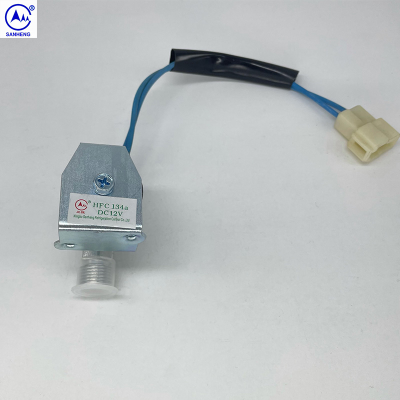 DC12V M16 x 1.5 Solenoid Valve For A/C 5/8-18UNF R134A - Buy 